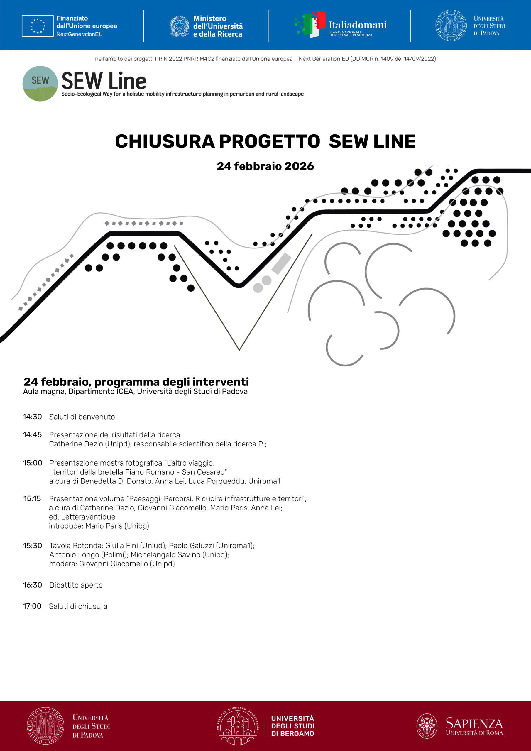Chiusura del progetto SEW Line, Padova, 24 febbraio 2026